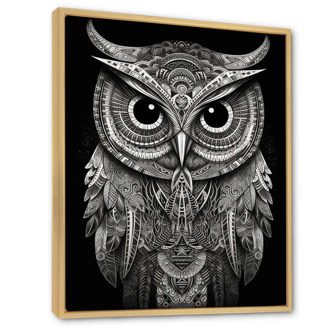 Wisdom Of The White Owl - White Owl Wall Art