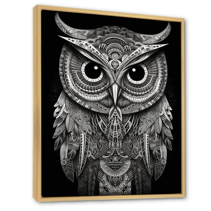 Wisdom Of The White Owl - White Owl Wall Art