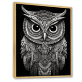 Wisdom Of The White Owl - White Owl Wall Art