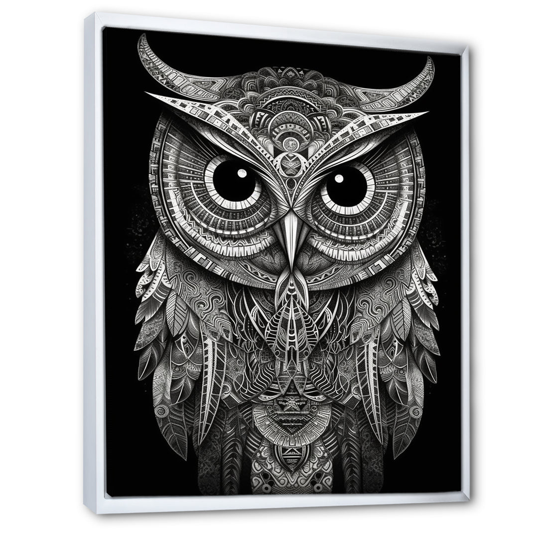 Wisdom Of The White Owl - White Owl Wall Art