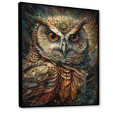 Portrait Of Wise Magical Owl - Owl Home Decor Art