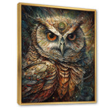 Portrait Of Wise Magical Owl - Owl Home Decor Art
