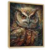 Portrait Of Wise Magical Owl - Owl Home Decor Art