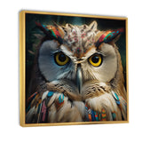 Portrait Of White Owl Wildlife Photography - Owl Bedroom Wall Art