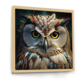 Portrait Of White Owl Wildlife Photography - Owl Bedroom Wall Art