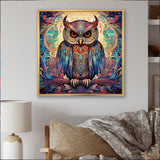 Portrait Of Magical Owl In Enchanted Forest - Owl Wall Art Prints