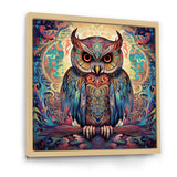 Portrait Of Magical Owl In Enchanted Forest - Owl Wall Art Prints