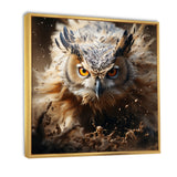 Portrait Of Brown Owl Wildlife Photography - White Owl Wall Art