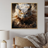 Portrait Of Brown Owl Wildlife Photography - White Owl Wall Art