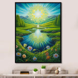 Magical Spring Mandala Over Paradise Valley - Owl Wall Decor