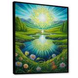 Magical Spring Mandala Over Paradise Valley - Owl Wall Decor