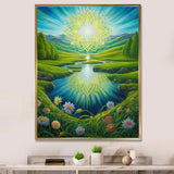 Magical Spring Mandala Over Paradise Valley - Owl Wall Decor