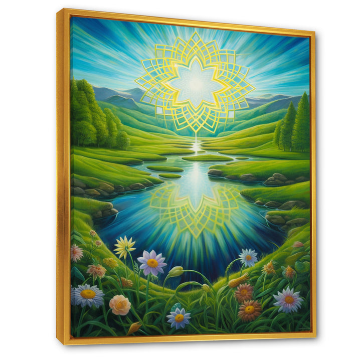 Magical Spring Mandala Over Paradise Valley - Owl Wall Decor