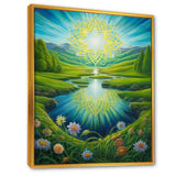 Magical Spring Mandala Over Paradise Valley - Owl Wall Decor