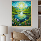 Magical Spring Mandala Over Paradise Valley - Owl Wall Decor