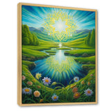 Magical Spring Mandala Over Paradise Valley - Owl Wall Decor