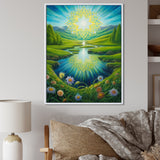 Magical Spring Mandala Over Paradise Valley - Owl Wall Decor