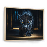 Glorious Black Panther Hunting Wild Nature - Panther Bedroom Wall Art