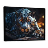 Wild Panter Resting In The Sun - Panther Canvas Wall Art