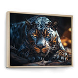Wild Panter Resting In The Sun - Panther Canvas Wall Art