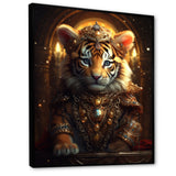 Cute Little Royal Tiger - Tiger Bedroom Wall Art