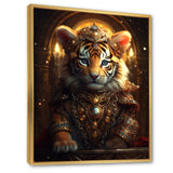 Cute Little Royal Tiger - Tiger Bedroom Wall Art