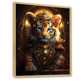 Cute Little Royal Tiger - Tiger Bedroom Wall Art