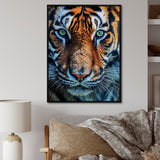 Portrait Of A Wild Tiger Nature Photography - Tiger Canvas Wall Art