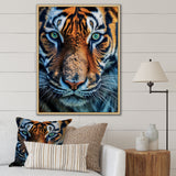 Portrait Of A Wild Tiger Nature Photography - Tiger Canvas Wall Art