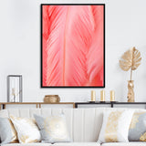 Boho Glam Pink Feather Elegance - Feathers Bedroom Wall Art
