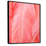 Boho Glam Pink Feather Elegance - Feathers Bedroom Wall Art