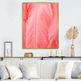 Boho Glam Pink Feather Elegance - Feathers Bedroom Wall Art