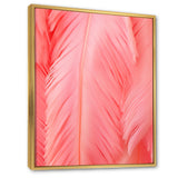 Boho Glam Pink Feather Elegance - Feathers Bedroom Wall Art
