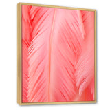 Boho Glam Pink Feather Elegance - Feathers Bedroom Wall Art