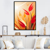 Retro Autumn Leaves In The Meadows - Feathers Wall Art Prints