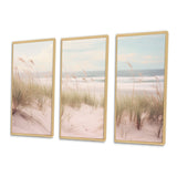 Ocean Spring Bliss Tender Pastel Beach Grass - Multi-Panels