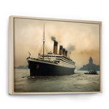 Vintage Photograph Of RMS Titanic - Boat Canvas Wall Art