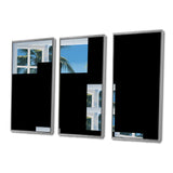 Oceanview Through Open White Window I - Multi-Panels