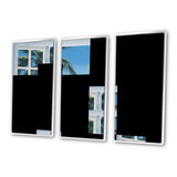 Oceanview Through Open White Window I - Multi-Panels