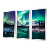 Northern Lights In Stunning Arctic Mountains I - Multi-Panels