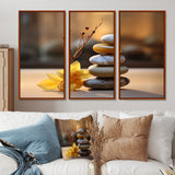 Zen Serenity Cairn Sculpture Balance II - Multi-Panels