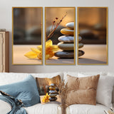 Zen Serenity Cairn Sculpture Balance II - Multi-Panels