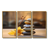 Zen Serenity Cairn Sculpture Balance II - Multi-Panels