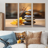 Zen Serenity Cairn Sculpture Balance II - Multi-Panels