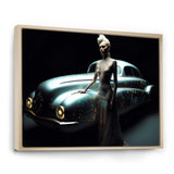 Translucent Floral Rainbow of Love - Classic Cars Canvas Wall Art