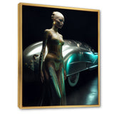 Classic Streamed lined Vintage Car Beauty 1940s - Classic Cars Canvas Wall Art