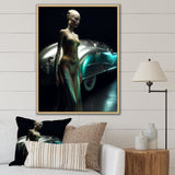 Classic Streamed lined Vintage Car Beauty 1940s - Classic Cars Canvas Wall Art
