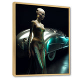 Classic Streamed lined Vintage Car Beauty 1940s - Classic Cars Canvas Wall Art