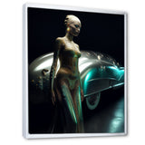 Classic Streamed lined Vintage Car Beauty 1940s - Classic Cars Canvas Wall Art