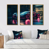 Futuristic Bugatti Sports Car - Multi-Panels